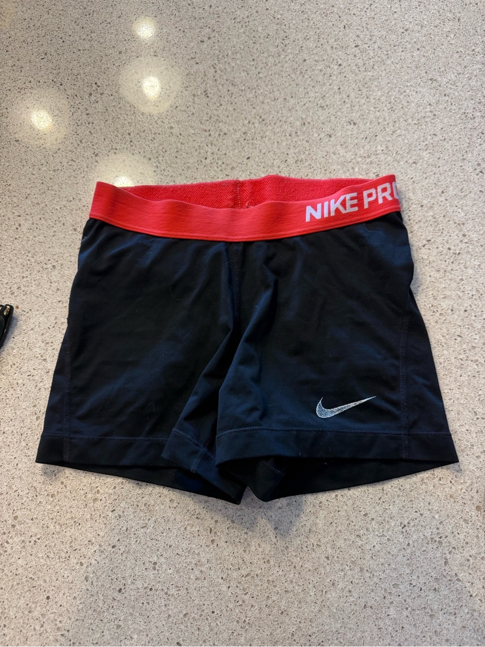 Nike Pro Black Athletic Compression Shorts Women's
Size medium